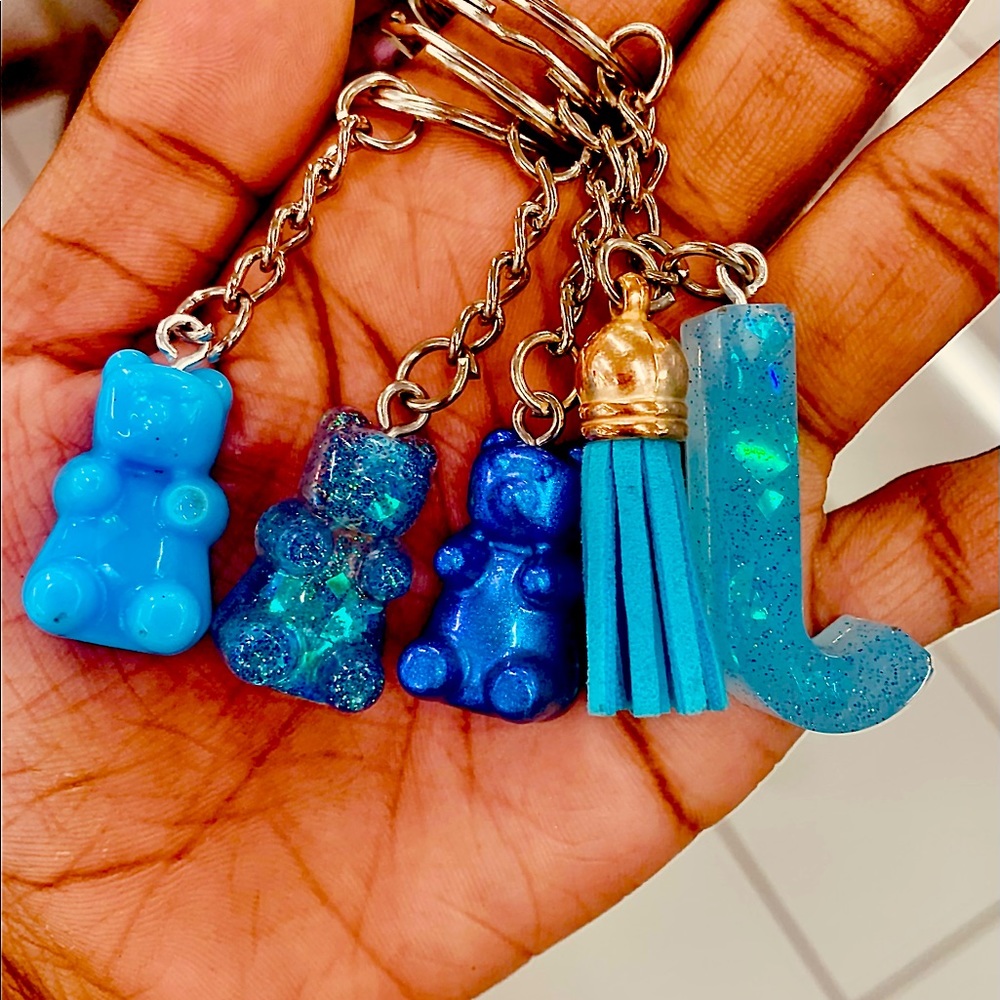 Gummy bear keychains